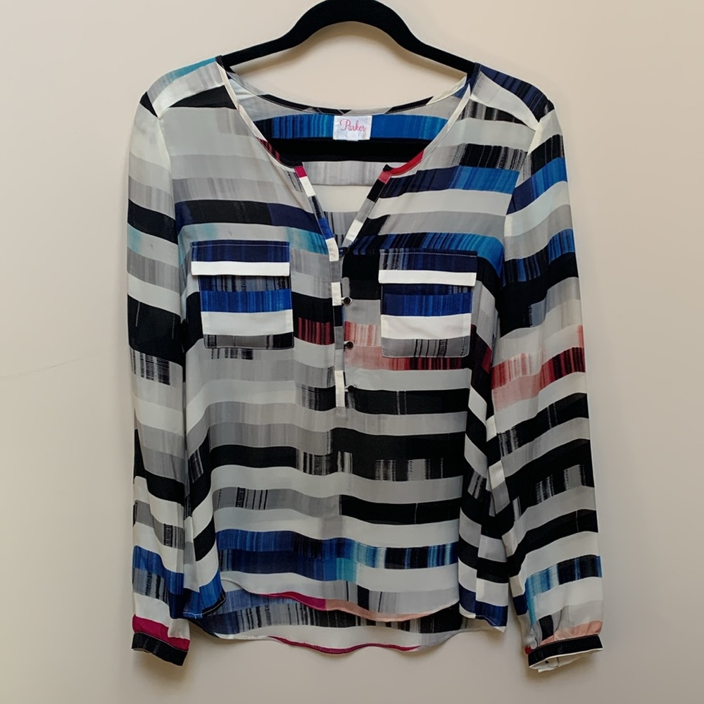 Parker Multicolor Blouse - XS